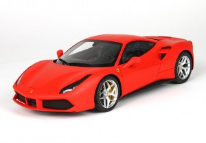 Ferrari 488 GTB Matte Red F1 2019 - 1:18 from BBR - P18106RF19ST
